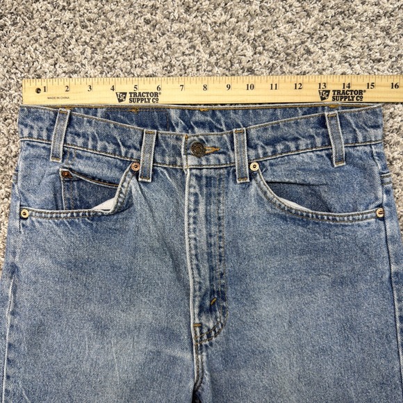 Vintage Levi's 517 Jeans Bootcut Fit Made in USA Orange Tab 30x26.5 (Tag 32x30) - Picture 13 of 13